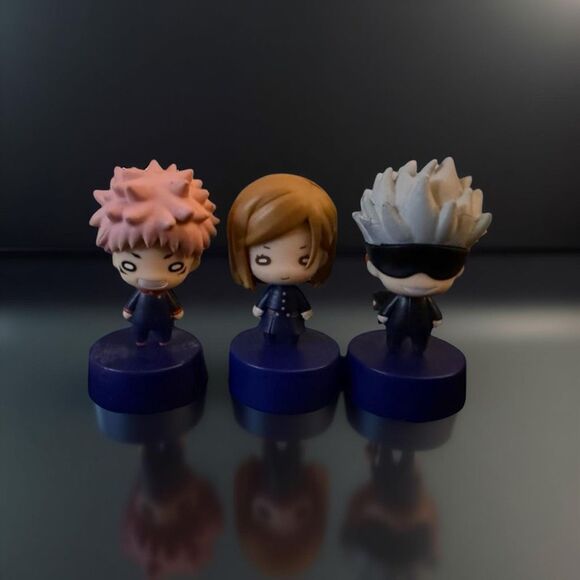 NEW Jujutsu Kaisen Nitotan Figure Collection Vol. 1 Figure SET OF 3 A7 Open Bag - Picture 1 of 6